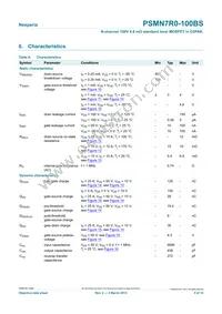PSMN7R0-100BS Datasheet Page 5