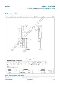 PSMN7R0-100PS Datasheet Page 11