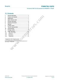 PSMN7R0-100PS Datasheet Page 14