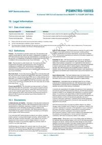 PSMN7R0-100XS Datasheet Page 14
