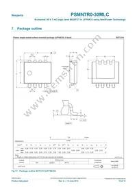 PSMN7R0-30MLC Datasheet Page 10