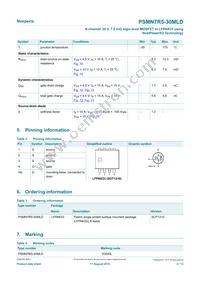 PSMN7R5-30MLDX Datasheet Page 2