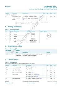PSMN7R5-60YLX Datasheet Page 2