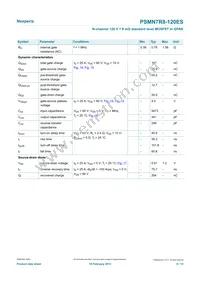 PSMN7R8-120ESQ Datasheet Page 6