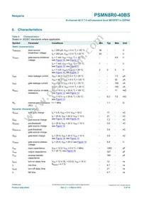 PSMN8R0-40BS Datasheet Page 5