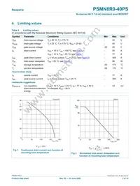 PSMN8R0-40PS Datasheet Page 3