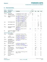 PSMN8R0-40PS Datasheet Page 6