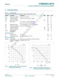 PSMN8R3-40YS Datasheet Page 3