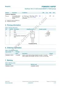 PSMN8R5-100PSFQ Datasheet Page 2