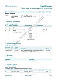 PSMN8R5-100XSQ Datasheet Page 3
