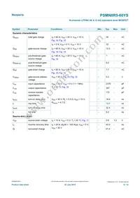 PSMN8R5-60YS Datasheet Page 6