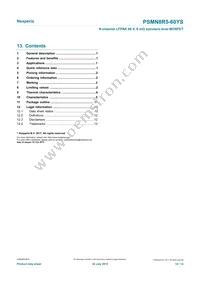 PSMN8R5-60YS Datasheet Page 14