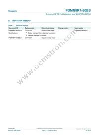PSMN8R7-80BS Datasheet Page 11