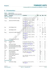 PSMN8R7-80PS Datasheet Page 6