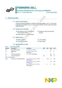 PSMN9R0-30LL Datasheet Page 2
