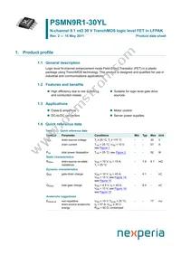 PSMN9R1-30YL Datasheet Cover