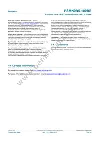 PSMN9R5-100BS Datasheet Page 13
