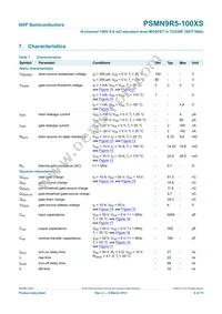 PSMN9R5-100XS Datasheet Page 7