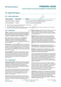 PSMN9R5-100XS Datasheet Page 14