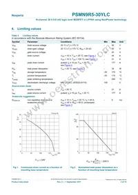 PSMN9R5-30YLC Datasheet Page 3