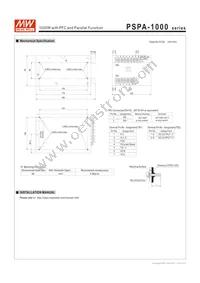 PSPA-1000-15 Datasheet Page 5