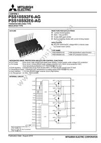 PSS10S92F6-AG Datasheet Cover