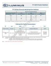 PT-120-G-L11-MPN Datasheet Page 4