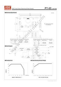 PT-65A Datasheet Page 2