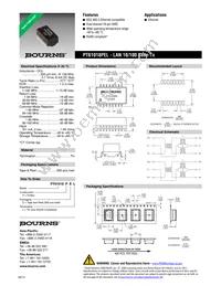 PT61018PEL Datasheet Cover