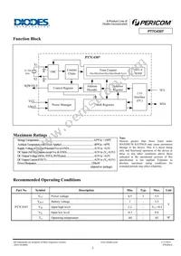 PT7C4307WE Datasheet Page 3