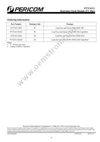 PT7C4311WE Datasheet Page 16