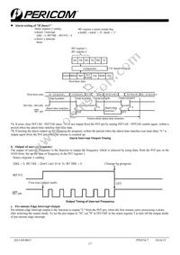 PT7C43190LE Datasheet Page 17