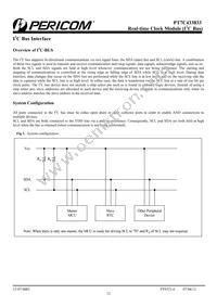 PT7C433833WE Datasheet Page 12