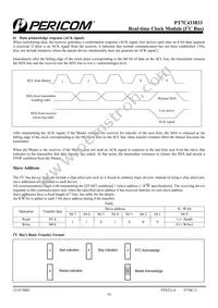 PT7C433833WE Datasheet Page 14