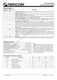 PT7C4339UEX Datasheet Page 2