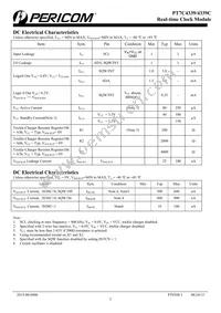 PT7C4339UEX Datasheet Page 3