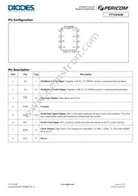PT7C4363BWEX Datasheet Page 2
