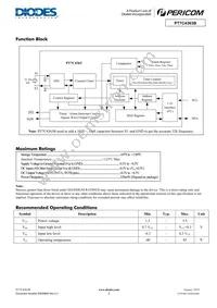 PT7C4363BWEX Datasheet Page 3