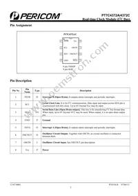 PT7C4372AZEEX Datasheet Page 2