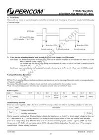 PT7C4372AZEEX Datasheet Page 20