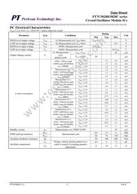 PT7C5028C3-6GWF Datasheet Page 5