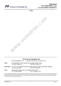 PT7C5028C3-6GWF Datasheet Page 8