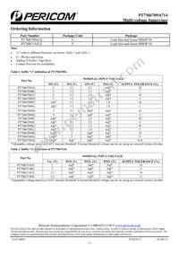 PT7M6714CUE Datasheet Page 12