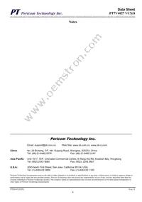 PT7V4027WEX Datasheet Page 6