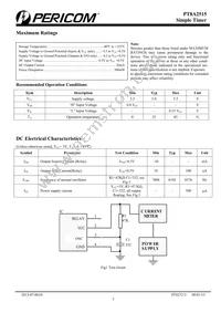 PT8A2515TAEX Datasheet Page 3