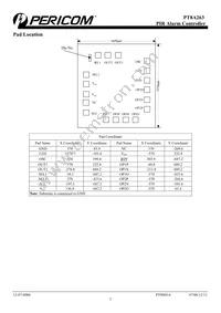 PT8A263WEX Datasheet Page 3