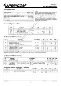 PT8A263WEX Datasheet Page 4