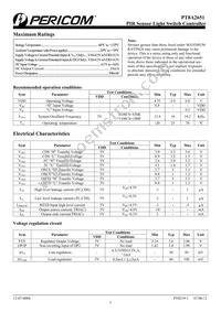 PT8A2651WEX Datasheet Page 3