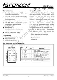 PT8A2704AWE Datasheet Cover