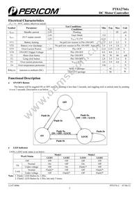 PT8A2766JTAEX Datasheet Page 3